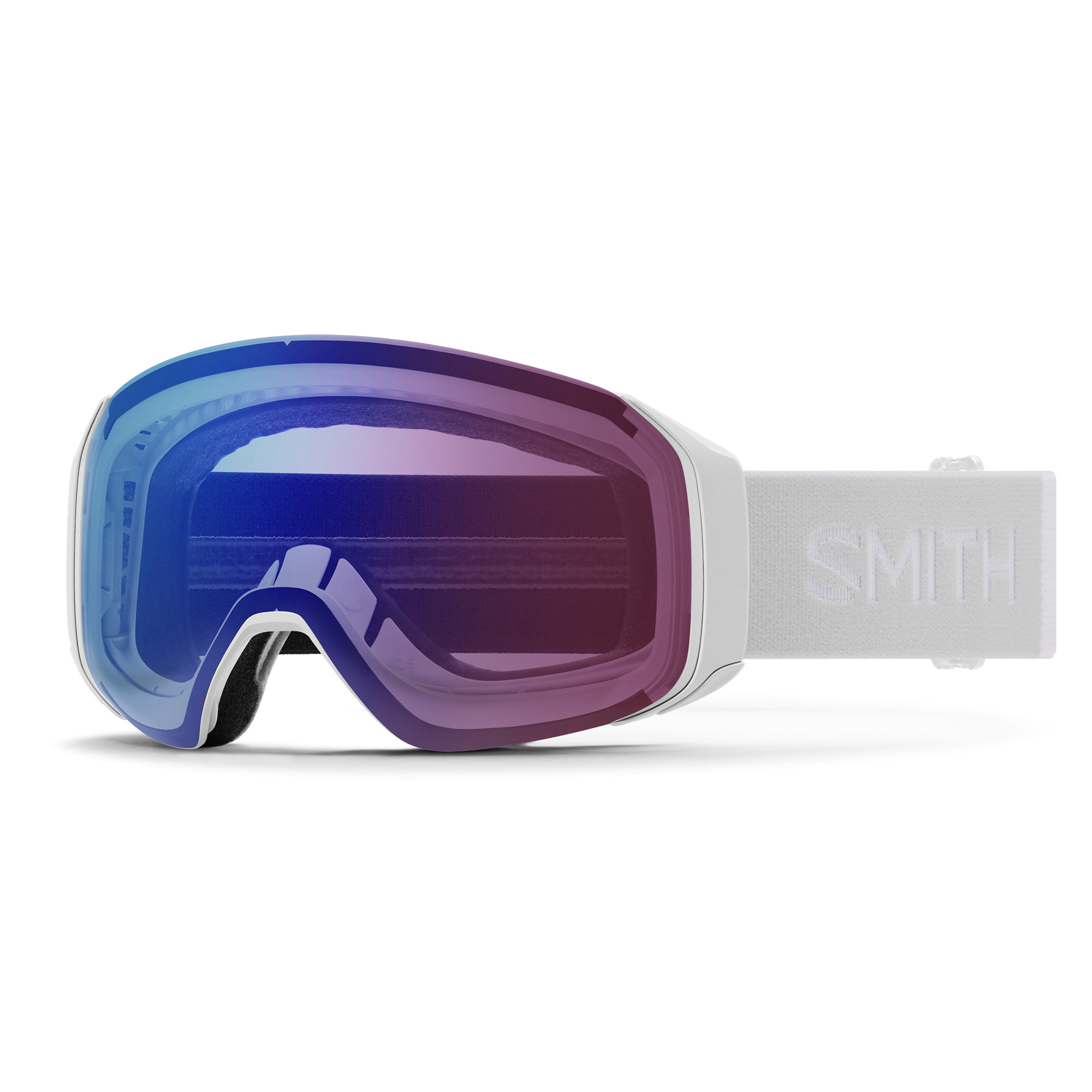 SMITH 4D MAG™ White Vapor Smith Optics 4D MAG S Ski Snowboard White Vapor - Rose Flash